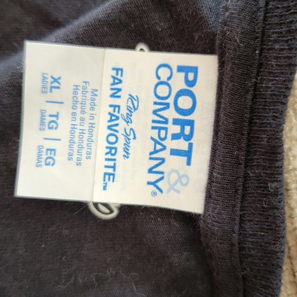 Port & Company DISNEY T Shirt Black With Pink Minnie Mouse Design Size XL - Picture 13 of 15